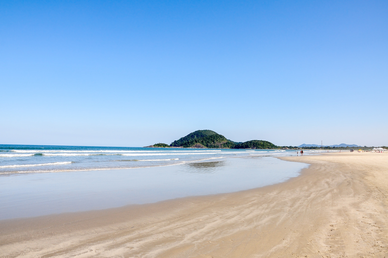 Beach of Bertioga (Brazil)